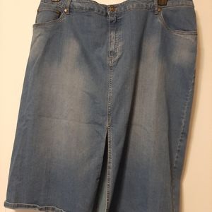 Denim skirt